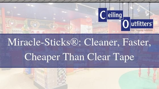 Miracle-Sticks®：更清潔，更快，比清晰的膠帶便宜