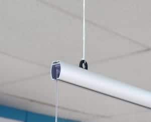 plexiglass hanging hardware | hanging sneeze guard hardware